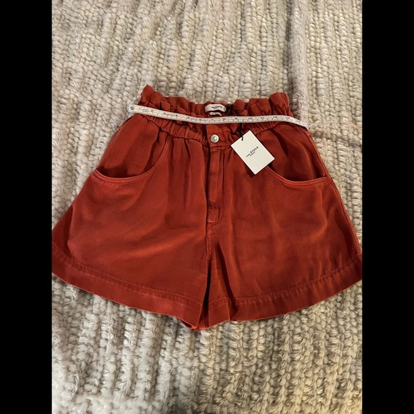 Isabel Marant Étoile Titea Shorts Beautiful Burnt Orange(Papaya) - Size 40 NWT - Picture 8 of 14